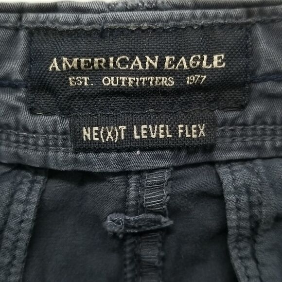 American Eagle Outfitters Shorts Womens Size 30 Full Zip Front Rear Pockets Grey - Picture 6 of 7